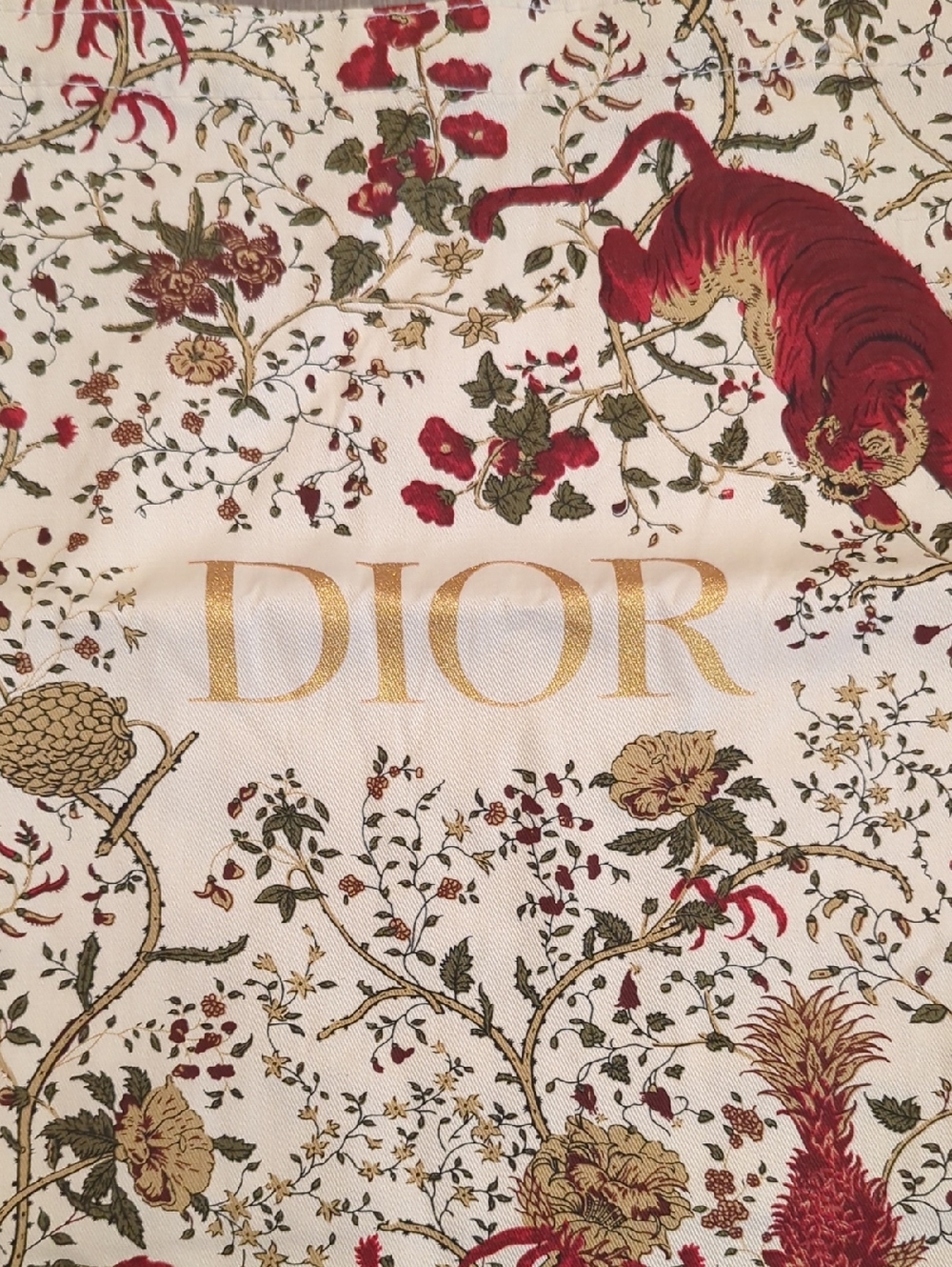 Christian Dior Limited Edition Lunar New Year Red Tiger 2023 Tote Bag - Picture 6 of 9